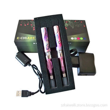 Electronic Cigarette Starter Kits w/ Colorful Rechargeable Battery, 650mAh/900mAh/1,100mAh Available